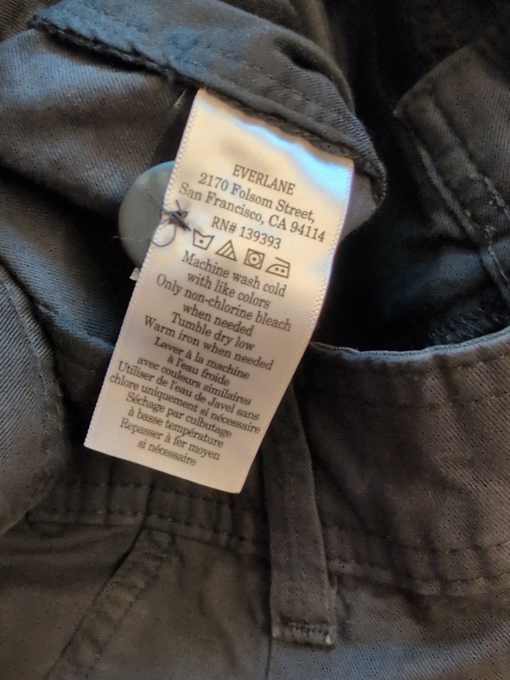 NWT Everlane The Everywhere Pant Pleated Barrel Leg Black Organic Cotton Size 12 - Picture 6 of 15